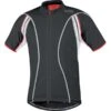 Gore Oxygen FZ Reflex Trikot, Schwarz/weiss, S -Fahrradladen gore oxygen fz reflex trikot schwarz weiss s